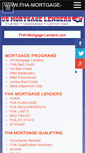 Mobile Screenshot of fha-mortgage-lenders.com